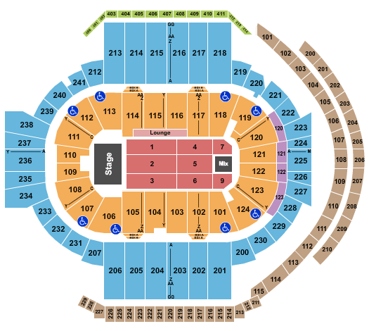 XL Center Andrea Bocelli Seating Chart